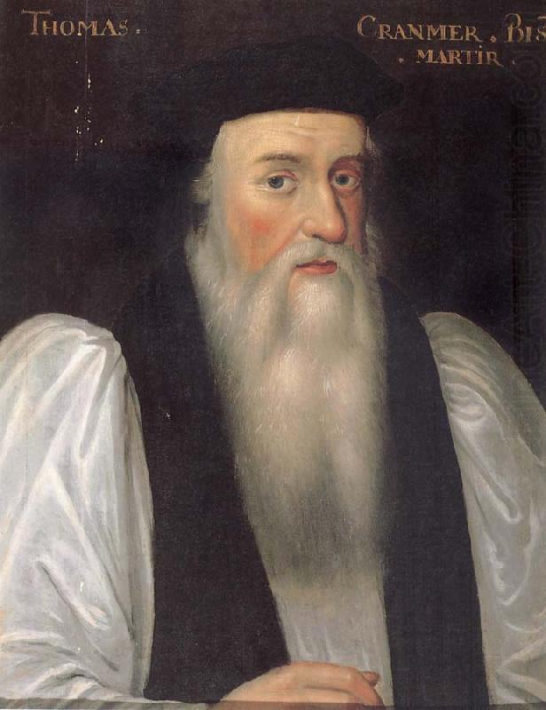 Thomas Cranmer,Archbishop of Canterbury, unknow artist